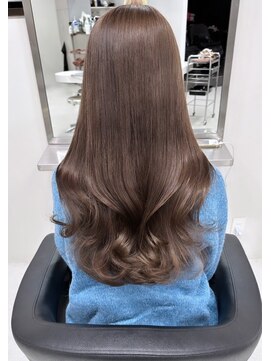 ベレーザシェルト(Beleza scelto) 6749艶髪グレーベージュミルクティーアッシュ韓国レイヤーロング