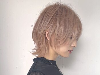 ダブルトーキョー シブヤ(W-TOKYO SHIBUYA)の写真/どこから見ても小顔に見えるひし形シルエット「ネオウルフ」自分ウケはもちろん周りからも褒められるヘア＊