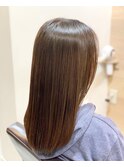 柔らかい質感を生む縮毛矯正☆中橋