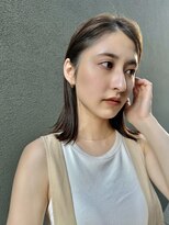 メイカ(MEIKA)&nbsp;”大人ボブ×オリーブベージュ” なかもと はな