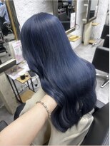 リア(riah)&nbsp;ダブルカラーミルクティーベージュレイヤーカット韓国ヘア