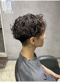 滋賀/南草津/メンズ美容室/波巻きツイストスパイラルパーマ