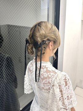スウィープ(sweep) ツインアレンジ/パーティーヘアー/天神/福岡