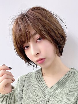 エアー 横浜(AIR) 【長谷川】ニュアンスパーマショートボブ