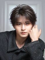 オーシャントーキョー 渋谷神南(OCEAN TOKYO)&nbsp;シースルーフェザー人気黒髪マッシュ