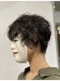 【coma中野】ショートレイヤーくびれヘアくっきりパーマ
