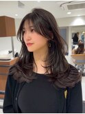 ハイライトバレイヤージュダブルカラーケアブリーチ20代30代