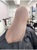 くびれヘア/アプリコットオレンジ/夏のヘアアレンジ/渋谷
