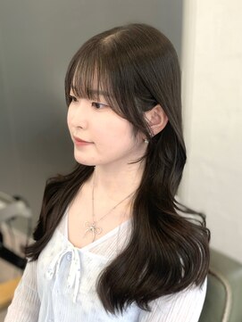 シェス 梅田茶屋町(shes) 顔周りカット×韓国風ヘア/アリサ