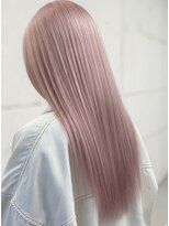 ロックス バイ マグ 松本(rocks BY MAG)&nbsp;大人可愛い丸みボブ根本パーマピンクラベンダーベビーピンク