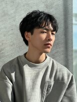 ロンドアンメゾン 原宿(Lond un Maison.)&nbsp;men's/顔周り/ニュアンスパーマ/黒染め/韓国/ダウンパーマ