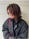 着物ヘア/大人ガーリー/ダークアッシュ/似合わせカット/木更津