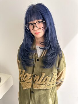 キオク(KIOX) ブルーカラー/水色カラー/ハイトーンカラー/ブリーチ/名古屋/栄