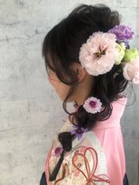 アイビー(Ivy)&nbsp;卒業式★サイド編みおろし★袴着付け
