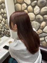アズーア ヘアーアンドスパ(azure hair&spa) ツヤサラ×オレンジブラウン