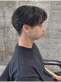 センターパートニュアンスパーマルーズパーマラフパーマ群馬太田