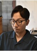 艶感毛流れフェザーショート【倉敷のメンズカット専門店】