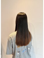 ペスカケイクリエイティブ(PESCA K-CREATIVE) 髪質改善縮毛矯正×艶グラデーションロング