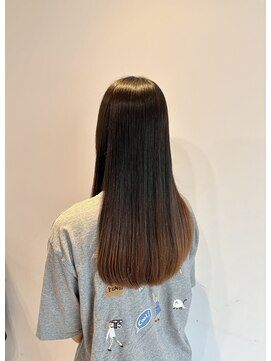 ペスカケイクリエイティブ(PESCA K-CREATIVE) 髪質改善縮毛矯正×艶グラデーションロング