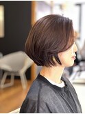 大人ボブ/イルミナカラー/マッシュボブ/ホワイトシリカTR