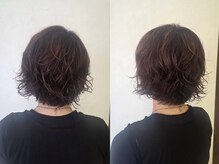 ヘアー ルシェルシェ(hair recherche)の雰囲気(ショートボブにニュアンスパーマでお手入れ簡単♪)