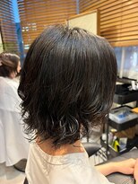 ヘアリゾート粋 トゥジュ 池袋東口店(tujuh)&nbsp;艶髪ウェーブ/ミディアム/レイヤーカット