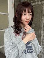 カシェ ナカザキ(CACHE NAKAZAKI) 秋カラー/ブドウブラウン/ラベンダーカラー/レイヤースタイル