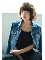 ラべリー 池袋(LOVELEY)&nbsp;ゆるフワパーマボブ　ヘアカラー【池袋】