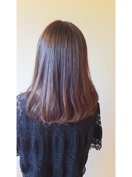 美容室シオン 文化の森ヒルズ店(sion) ツヤ感たっぷりワンカールミディアム