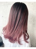 【bacio】エアタッチ バックコーミングバレイヤージュ  外国人