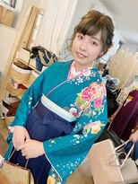ロカット サロン(Roquat Salon)&nbsp;卒業式袴着付けとヘアセット【ヘアアレンジ　立川/立川南】