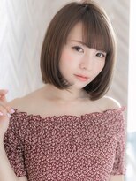 【ROMA】透明感UPオリーブベージュ/大人かわいい小顔ボブ
