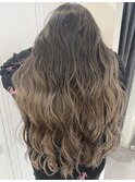 グラデーションカラー☆プラチナグレージュ