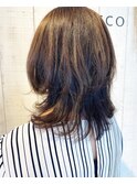  #アッシュブラウン＃N.カラー＃透明感カラー＃トリートメント