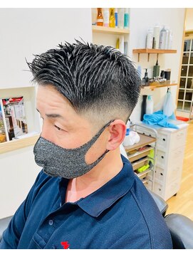 コウ(KOH) 0.8ミリ仕上げフェードスタイル