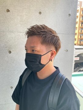 メンズサロン ウエストサイドカットクラブ(Men's West Side Cut Club) 2ブロック×アッシュ系カラー