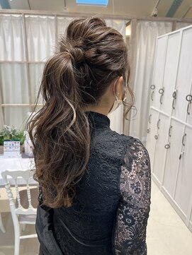 アンソル 戸田店(N'SOL) ポニーテールアレンジ