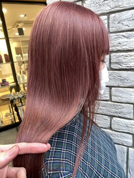 ハイプ(HYPE) 【藤沢横浜】ピンクブラウン/ブリーチなしダブルカラー/ピンク