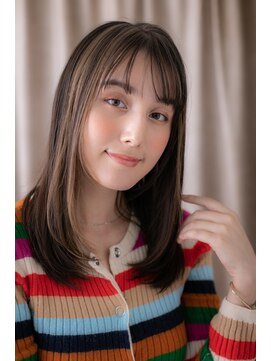 カバーヘア ブリス 大宮西口(COVER HAIR bliss) グレージュアッシュオンブレレイヤーロングY大宮20代30代40代