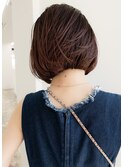 ナチュラルグラデーション×ラインボブ