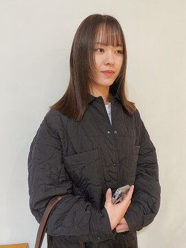 アルク(alku) 【meg】ぷつっとロブ×オリーブベージュ