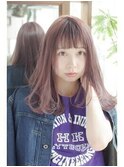 【髪質改善】透明感ピンクベージュ系カラー美髪ストレート＊