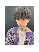 ミラバイグリーン(Mira by green)&nbsp;ツイストスパイラル波巻きスパイラルツーブロック男髪