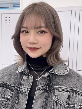 ミミヘアーガーデン(mimi hair garden) 黒染め履歴あり/ホワイトミルクティー/ブリーチ2回