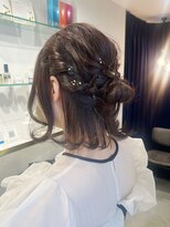 ヘアアレンジ/パーティー/フルバング/ヘアセット[東銀座、銀座]