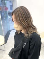 ブラウン(Brown) バレイヤージュカラー/藤沢/藤沢美容室