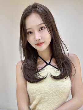 サンド 名古屋(sand) ボブ/レイヤーカット/髪質改善/ウェットヘア/オリーブベージュ