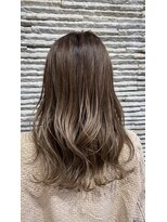 ビス フルール 日暮里店(Vis fleur)&nbsp;大人美人アッシュオリーブショコラアッシュ韓国ヘアモテ髪