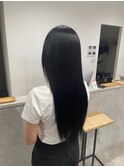 黒髪ロング