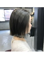 マルフェ 天王寺(marfe)&nbsp;外はねボブ　#透明感カラー/髪質改善